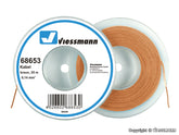 Viessmann 68653, Kabel auf Abrollspule 0,14 mm², braun, 25 m